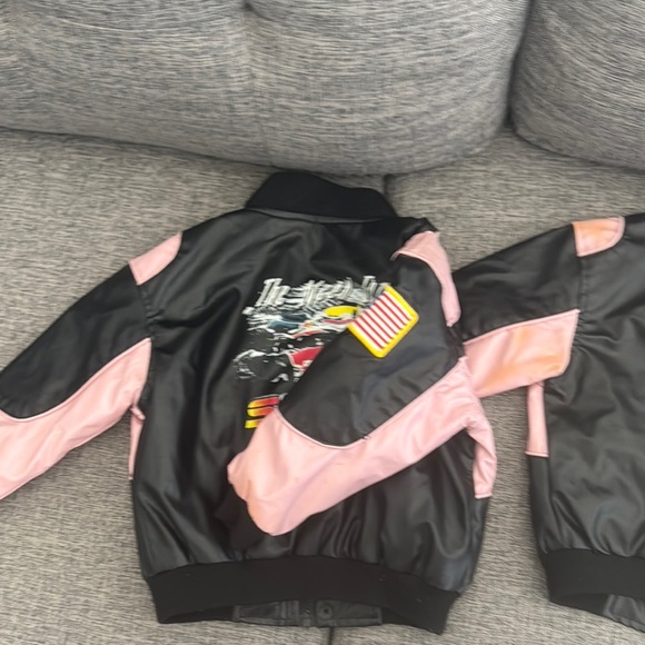 Pink and Black Racing Jacket - Picture 8 of 8